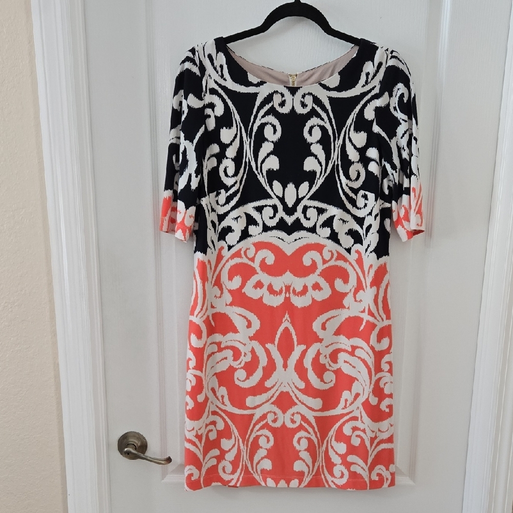 INC International Concepts Black and White Dress